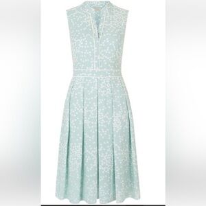 Hobbs London Sleeveless Summer Dress/ Wedding Guest Dress -Size 8